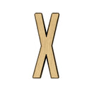 Bastone Rettificato Lettera  X