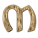 Eurostile Spazzolato Lettera M