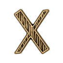 Eurostile Spazzolato Lettera X