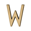 Moderno Rettificato Lettera W